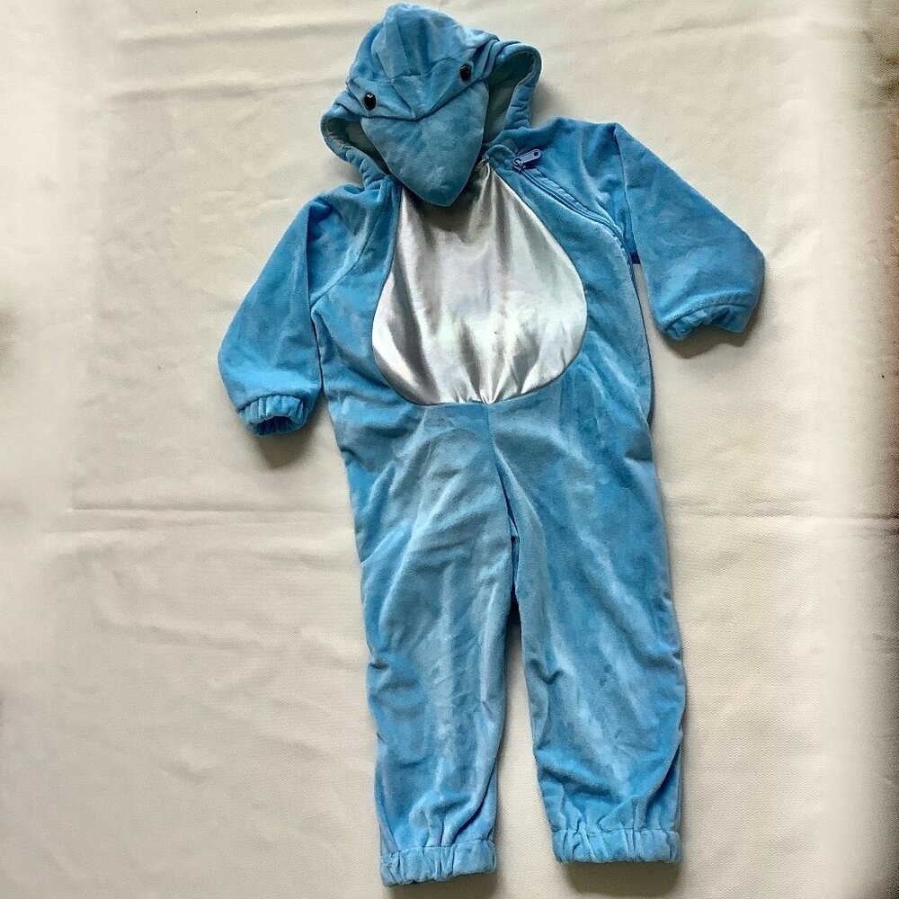 Infant 18 / 24 Mo Whale One Piece Costume Blue